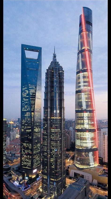 shanghai world finance center jin mao tower  shanghai tower