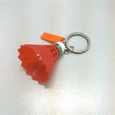 Rcl Badminton Shuttlecock Keychain Everything Else Others On Carousell