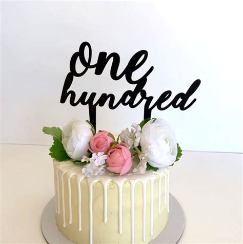 Sparkling 100th Birthday Cake Toppers for Memorable Celebrations