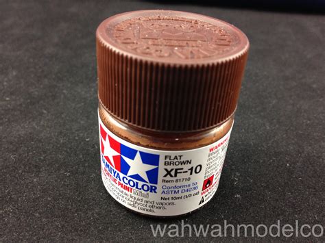 Tamiya 81710 Acrylic Mini XF-10 Flat Brown - 10ml Bottle