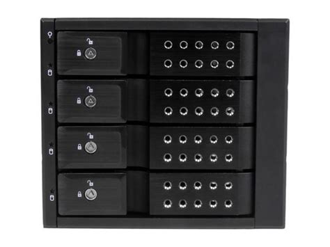 StarTech HSB SATSASBA Bay Aluminum Trayless Hot Swap Mobile Rack Backplane For In SAS