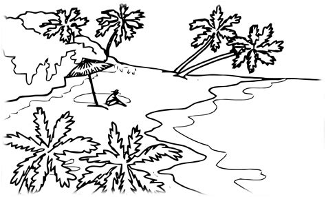 Paisagem Para Colorir E Imprimir - FDPLEARN