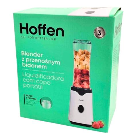 Blender z przenośnym bidonem fitness Hoffen 4050 350W biały Sklep