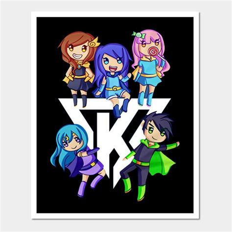 Funneh and the Krew Cartoon by soymante | Cartoon wall, Cartoon posters ...