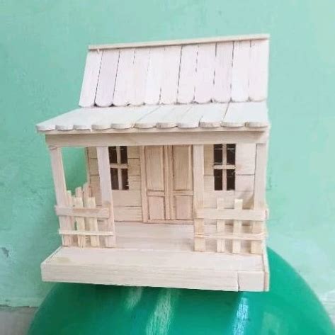 Jual Miniatur Rumah Adat Betawi Dari Stik Es Krim Shopee Indonesia