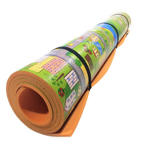 Детский коврик NEWDAY Парковый городок 2000×1200×8мм теплоизоляционный ...