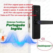 Raykube biométrico de impressão digital fechadura da porta k7 pro