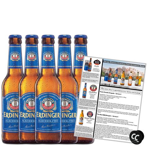 Erdinger Alkoholfrei Non Alcoholic Beer Pack, Award Winning, 52% OFF