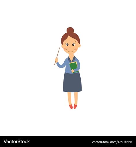 Cute Cartoon Teacher Clip Art