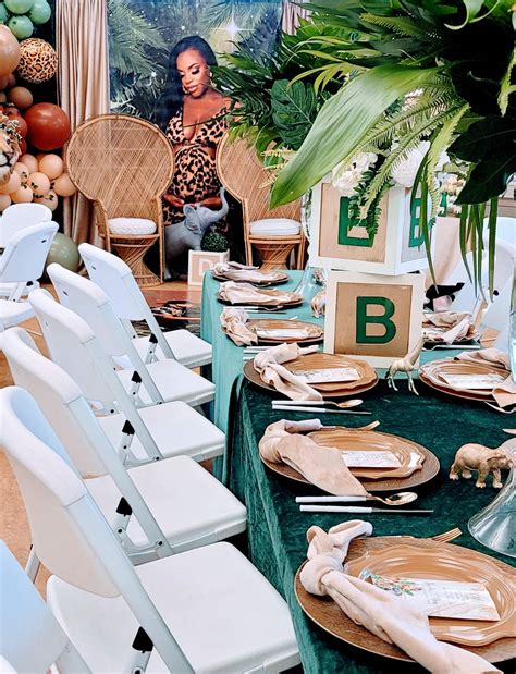 Safari Baby Shower Safari And Chic Baby Shower Catch My Party