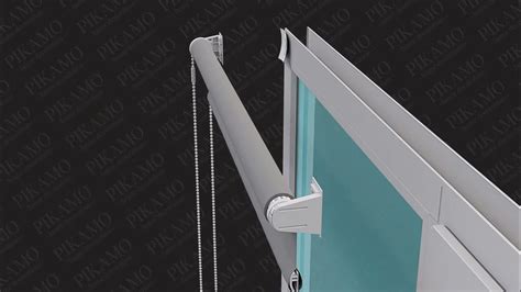 Инструкция по установке рулонной шторы - YouTube