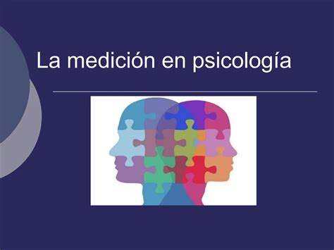 La Medicion En Psicologia Teoria De La Medida Ppt