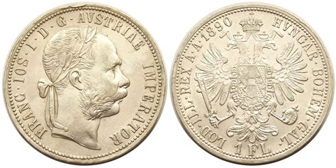 1 florin 1890 Ferenc József Zomi Numizmatika