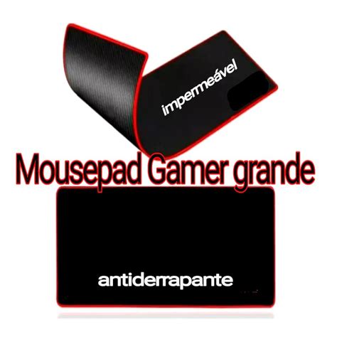 Mouse Pad Gamer Grande Borda Costurada X Speed Edition No Shoptime