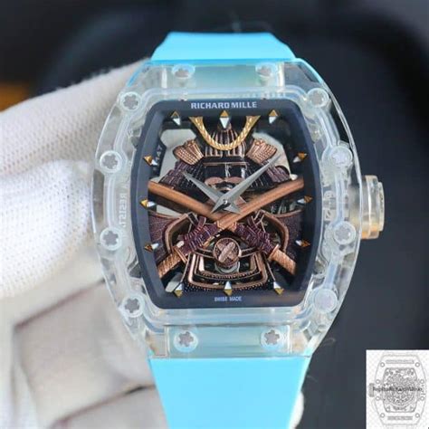 Replica RM 047 New Samurai Armor Blue Strap