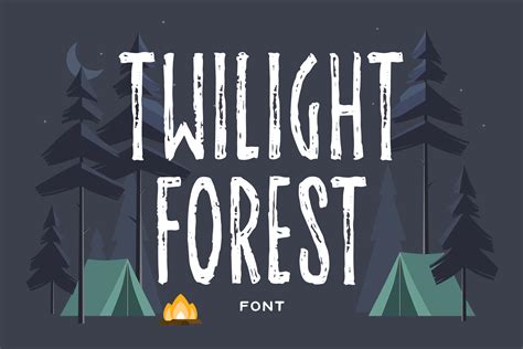 Twilight Forest Font By Denise Chandler Creative Fabrica