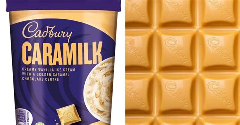 Cadbury Caramilk Ice Cream Launches In Uk At Asda Stores