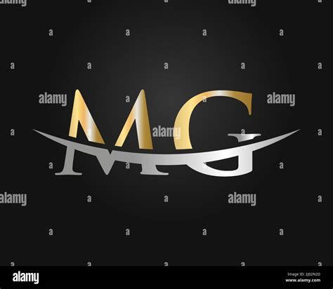 Initial Monogram Letter MG Logo Design Vector. MG Logo Design Template ...