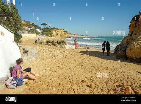 Europe Portugal Algarve Olhos De Agua Stock Photo Alamy