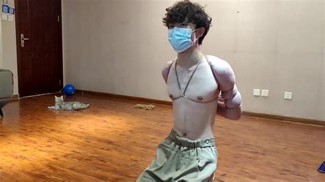 Hot Chinese Man Tied Up And Lectured ThisVid
