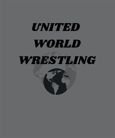 United World Wrestling Sticker Original Sticker Painting by Walsh ...