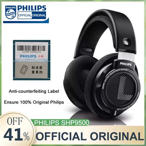 Philips-SHP9500-Wired-Headphones-HiFi-Stereo-Music-Earphone-3-5mm-6-3mm ...