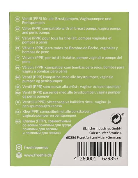Frohle Connection Valve SP001 For Penis Pump Vagina Pussy Etsy
