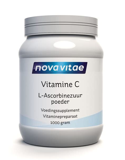 Vitamine C Ascorbinezuur Poeder Gram Nova Vitae Nova Vitae