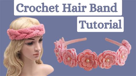 How To Crochet Hair Band For Baby Girl Tutorial Pattern Simple