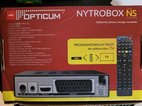 Test Dekodera Dvb t2 Opticum Nytrobox Ns Ranking Dekoderów