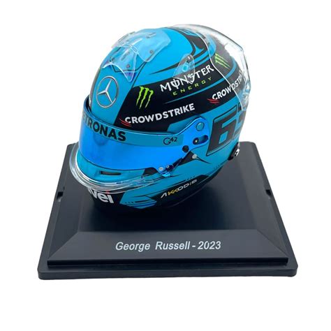 Mini Helmet Spark 1 5 Mercedes AMG F1 Team George Russell 2023