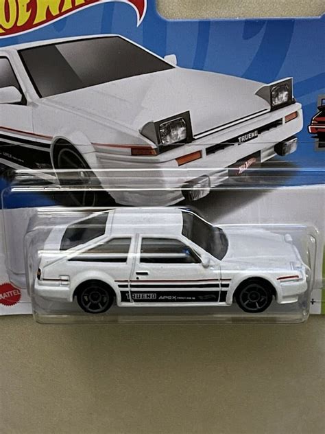 Hot Wheels Toyota AE86 Sprinter Trueno White HW Hatchbacks Perfect