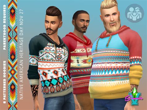 The Sims Resource Simmiev Native American Hoodies