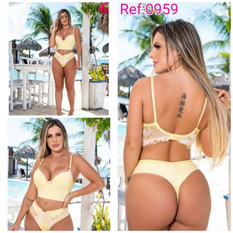 Kit Conjuntos De Lingerie Atacado Moda Intima Feminina Calcinha E Suti Luxo Shopee