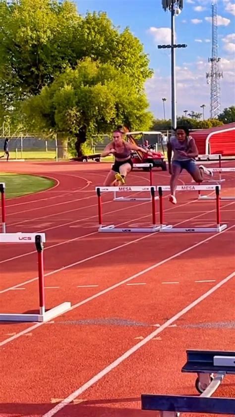 How to hurdle faster / hurdle practice / 100m hurdles | Track workout ...