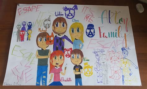 Afton Family Fanart by cassiefnafsbruin on DeviantArt