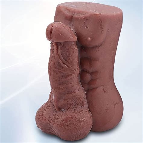 Male Masturbators Anal Sex Doll Realistic Male Pocket Pussy Torso With Lifelike Dildo Testis