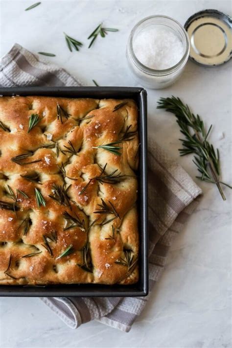 Cheesy Garlic Focaccia With Rosemary Lion S Bread Recipe Focaccia