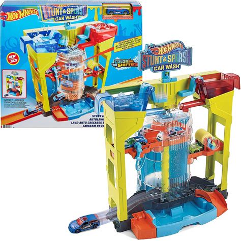 Mattel Hot Wheels Kaskaderska Myjnia Samochodzik Grw Allegro Pl