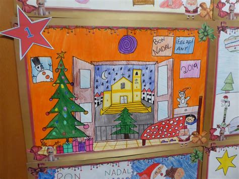 Escolares Participan En El X Concurso De Dibujo Navidad Infantil