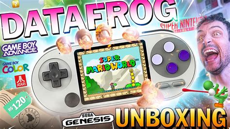 DATAFROG CHEGOU CONSOLE PORTÁTIL por 120 REAIS UNBOXING GAMEPLAY de