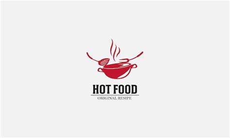 Premium Vector Hot Food Logo Design Vector Template