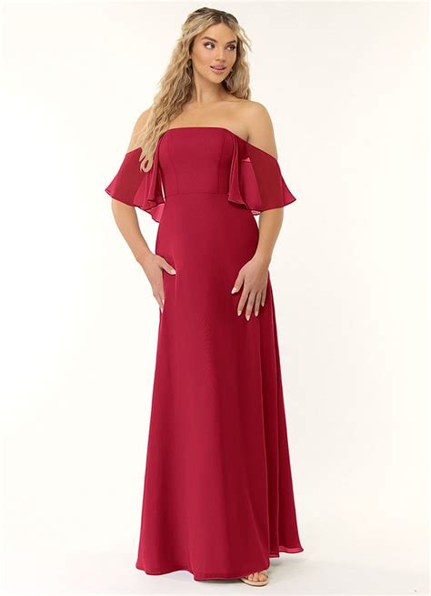 Azazie Mabel Scarlet Bridesmaid Dresses Azazie