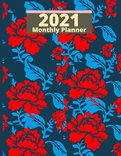 2021 Monthly Planner Personal Informationmonthly Plannerpossword Log