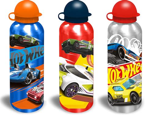 Hot Wheels Kinder Trinkflasche ml x zufällige Farbe Aluminium