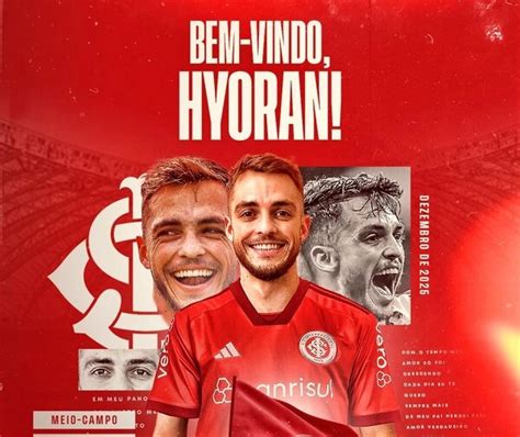 Internacional Anuncia A Contrata O De Hyoran Meia Ex Palmeiras