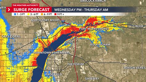 Tracking Milton Worst Case Scenario Inundation And Storm Surge