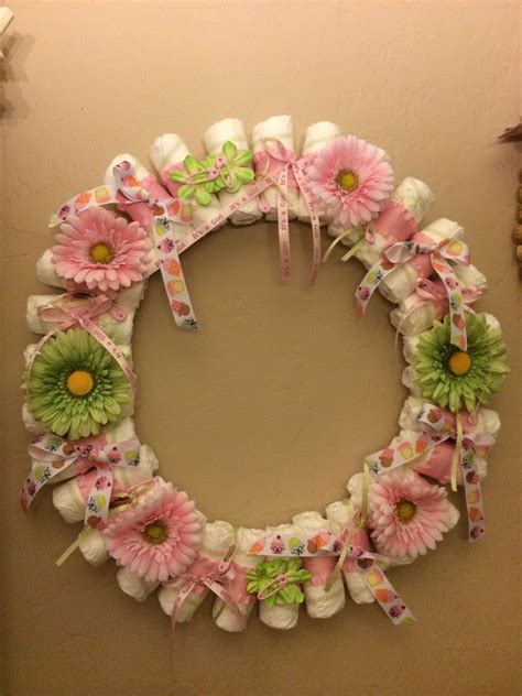 Tulle Wreath Floral Wreath Diy Diapers Diaper Wreath Precious Diy