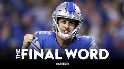 Nfl The Final Word Detroit Lions In Playoff Dreamland While Jordan