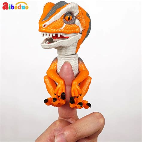 Electric Dinosaur Pets Toy Fingertip Bru Finger Dinosaurus Smart Toy Electronic Pet Dinosaurio ...